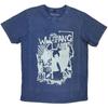 Wu-Tang Clan Stone Wash T-Shirt: Graffiti (Denim Blue) OFFICIAL NEW