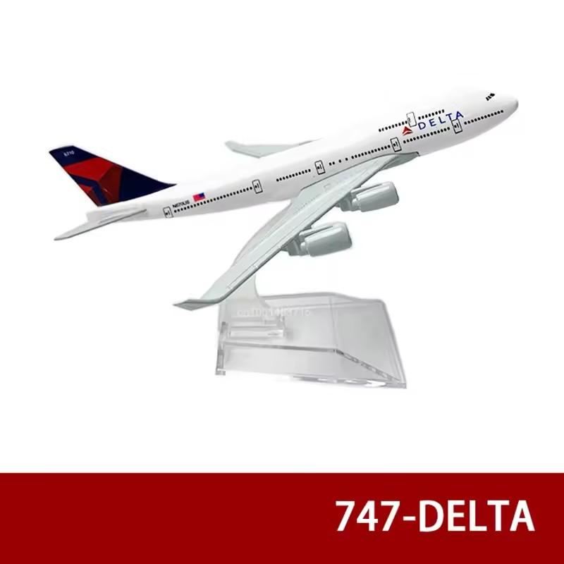 16CM Diecast Alloy 737 747 757 777 787 Airplane Model Toy Plane Collected Gift Series for Collectible Display