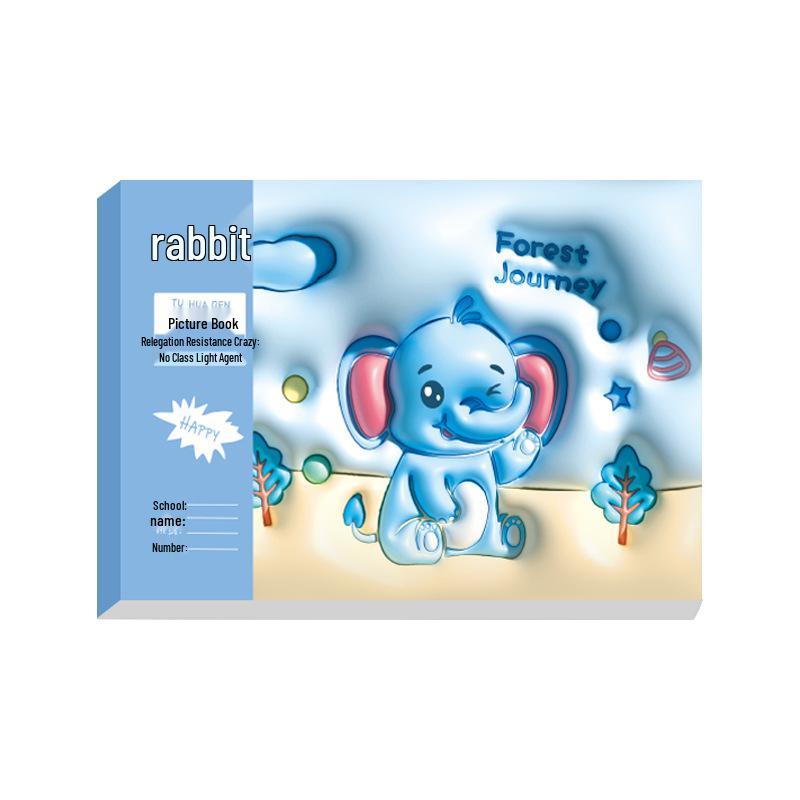 Extra Thick A4 Tearable Ink-Proof Blank Sketchbook for Kids