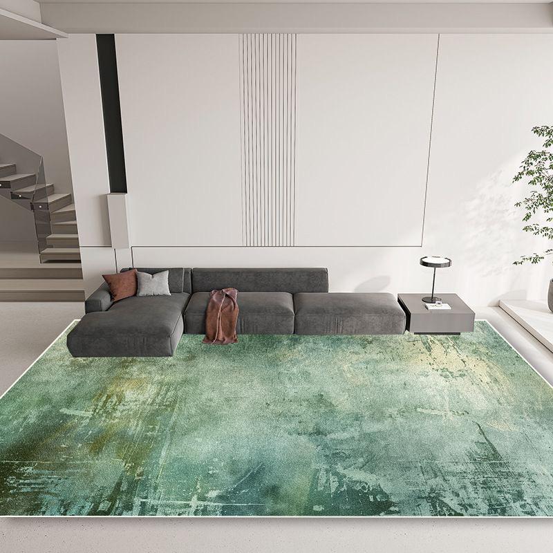 Light Green Carpet Living Room Soft Anti-slip Design Large Area Rugs American Style Decoration Bedroom Lounge Floor Mat Washable