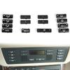 14 Stück/Set Auto Klimaanlage A/C Bedienfeld Schalter Knöpfe Abdeckung Für 5er E39 1996-2002 Für E53 1998-2006