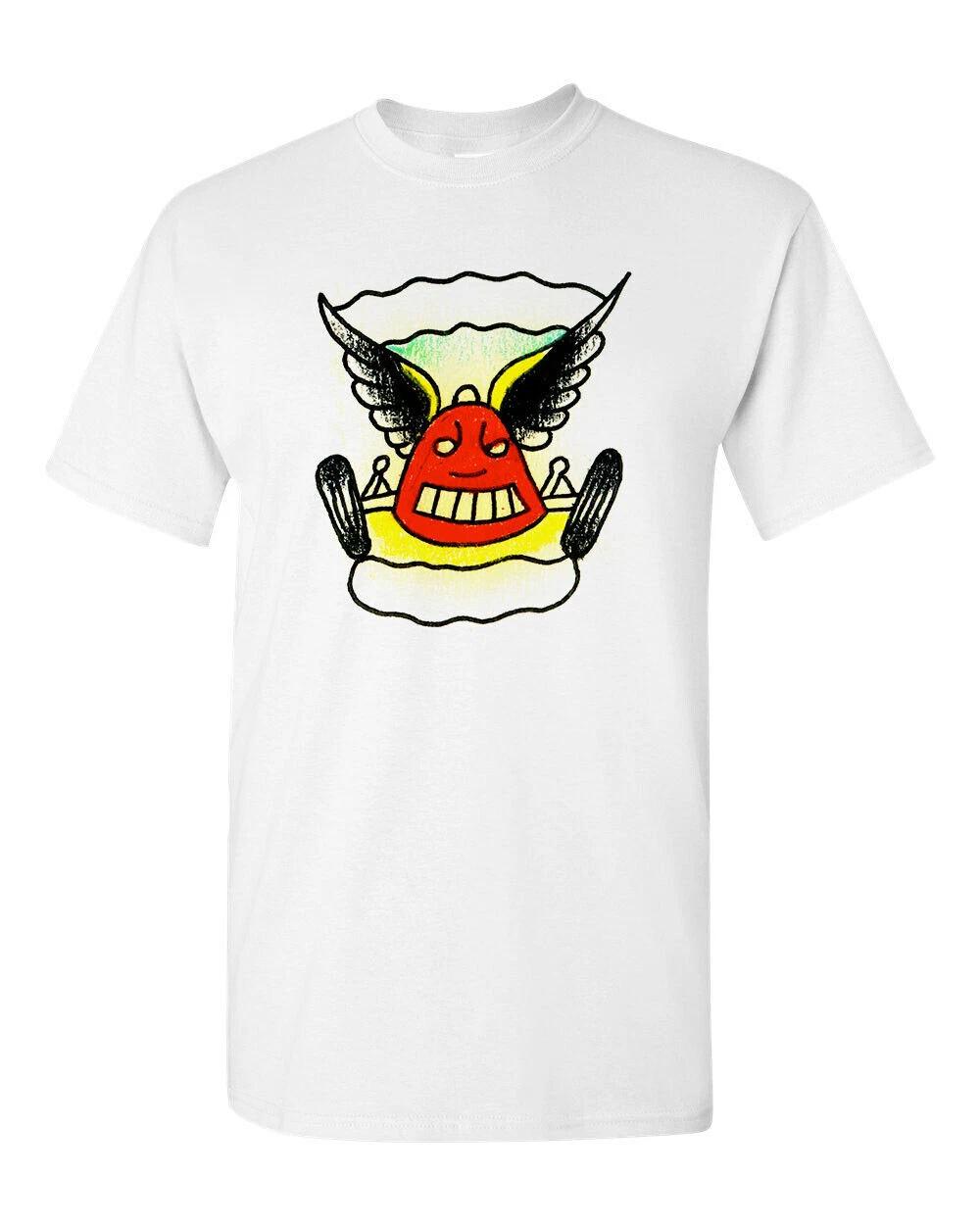 Ringer Tee T shirt Vtg Tattoo Art American Traditional Skull Hot Rod Drag Race 6 2XL