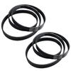 Set of 2 Washing Machine Belt Drive Bands Washing Machine Drive Belts Washer Repair Part Rubber Texture for Washer
