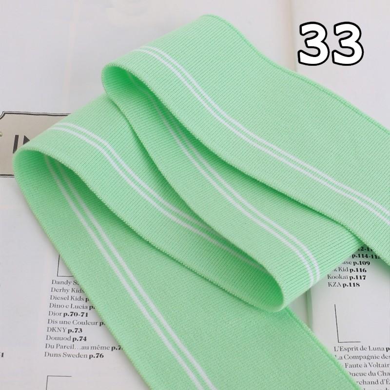 90x6cm Elastic Knitted Fabric DIY Rib Neckline Cuff Hem Knitted Fabric Sewing Baseball Uniform Jacket Clothing Supplies