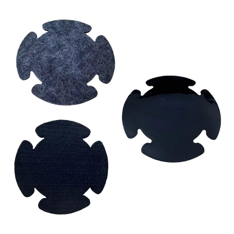 Drum Reinforcement Sticker Bass Kick Drum Mute Pad Felt Bass Drum Silencers Pad Dampeners Drum Practice Accessory