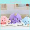 Octopus Plush Toy With Soft Short Plush And Pp Cotton Filling For Kids Gift