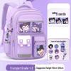 Kuromi Spine-Protecting Schoolbag: Lightweight, Large Capacity for Sixth Grade Girls