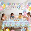 140 PEÇAS Decorações de Festa de Páscoa, Decoração FELIZ PÁSCOA Conjunto de Decorações para Festa de Páscoa Banner de Ovos e Coelhos Toppers de Bolo Suprimentos para Festa de Páscoa