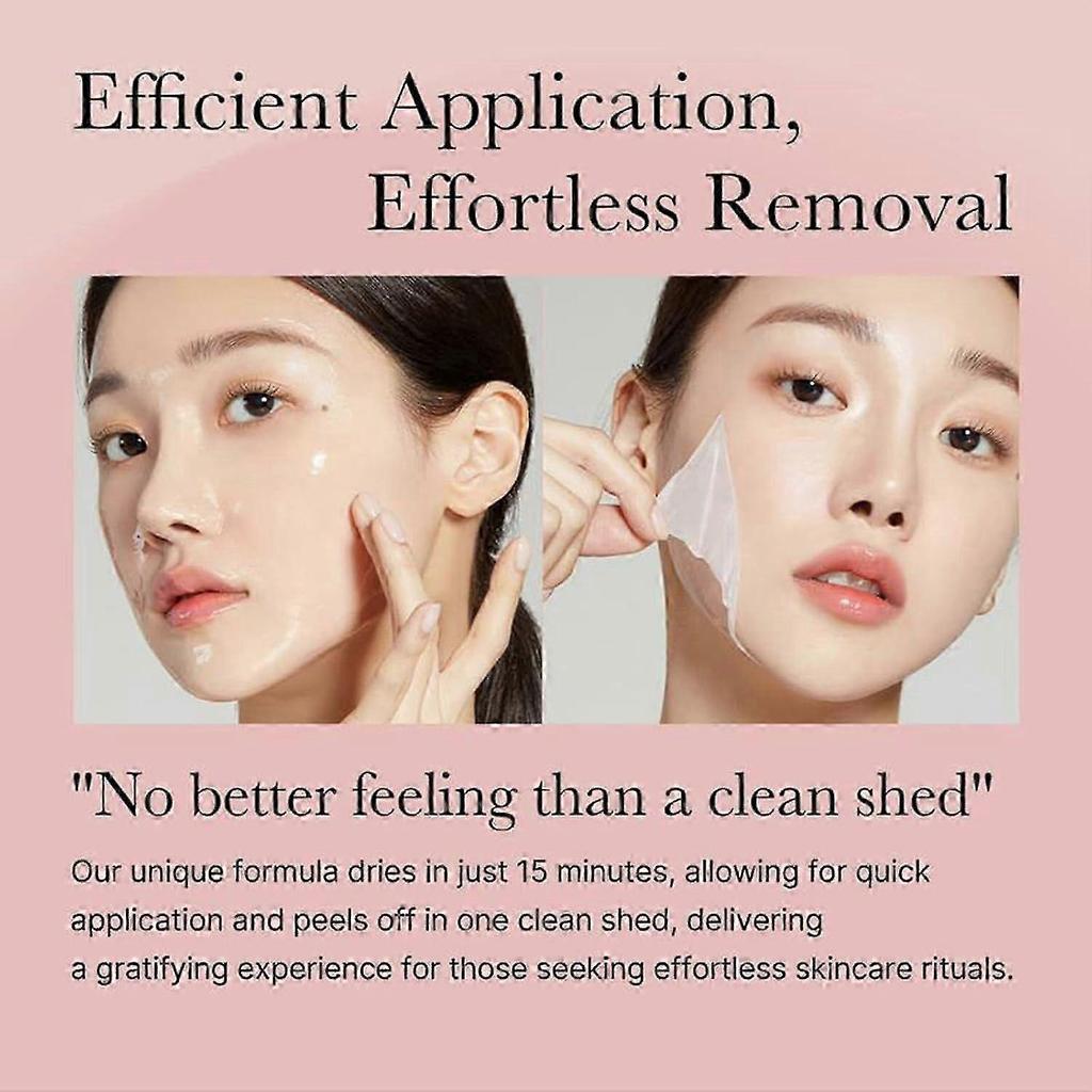 Collagen Night Wrapping Mask, Peel-Off Overnight Collagen Face Mask - Deeply Hydrates & Firming & Glowy - Reduces Sagging & Wrinkle For Glowing Skin