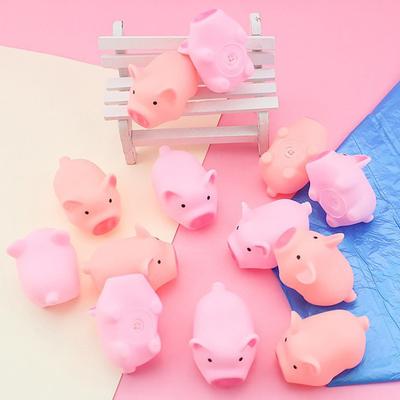 3/5/10 Stück Haustier Niedlich 5cm Spielzeug Schreiendes Gummi-Schwein Haustier Spielzeug Quietschen Quietscher Kauen Geschenk Heimdekorationen Lustiges Spielzeug Haustierbedarf