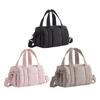 Simple Puffer Tote Bag Organizer Compartments Stylish Shopper Shoulder Bag for Women Work Daily Use