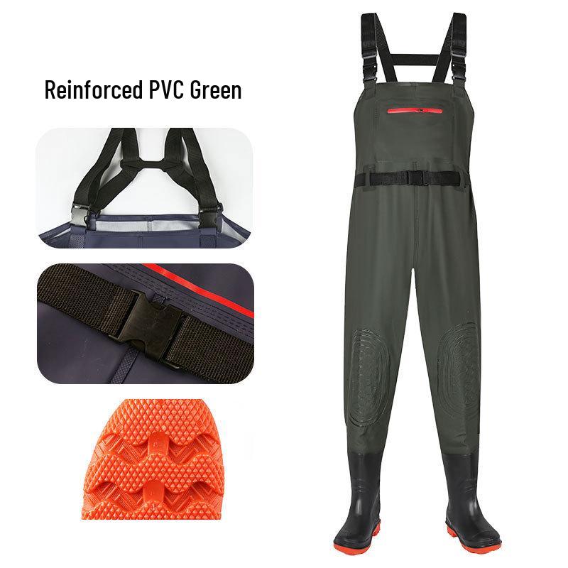 Aquaculture Work Overalls: Durable One-Piece Bib Waders for Labor Protection