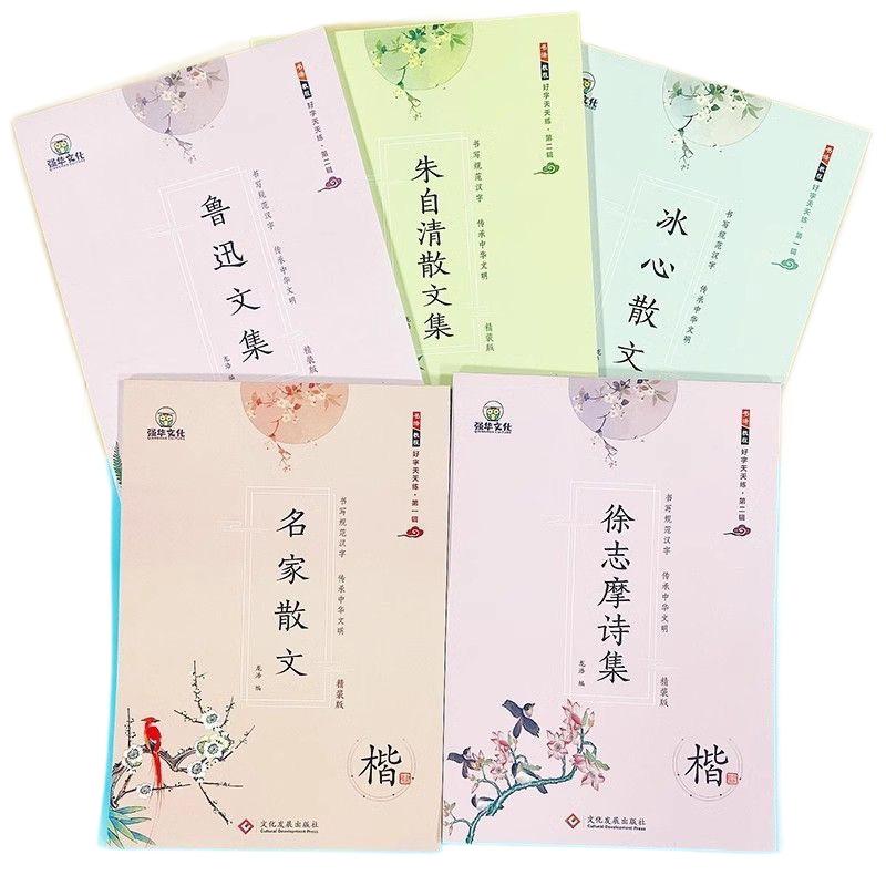 Calligraphy Copybook for Adults & Students: Famous Masters' Essays & Tang Dynasty Poems