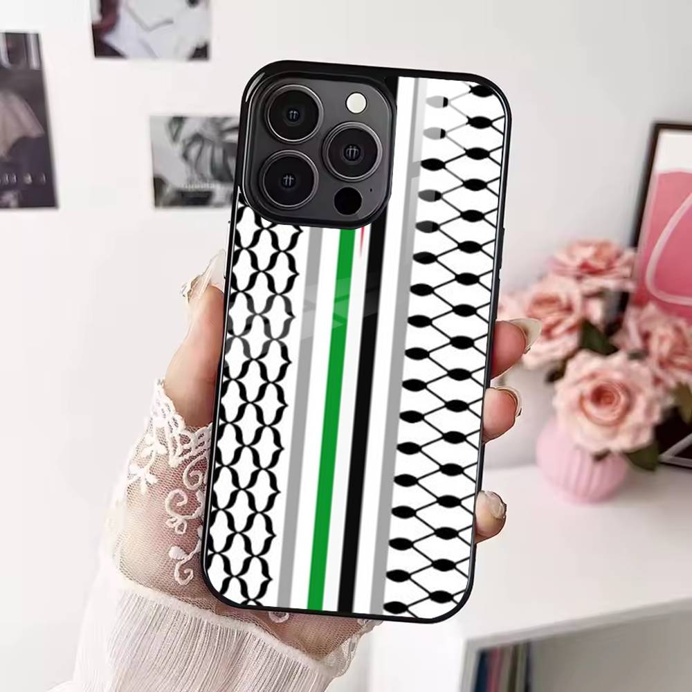 P-PalestineS Hattah K-Keffiyeh Phone Case For iPhone 17,16,15,14,13,12,Plus,Pro,Max for Magsafe Magnetic Wireless Charging