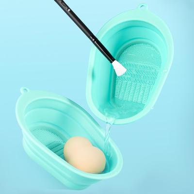 Covoraș de curățare perie Covoraș de curățare perie de machiaj Covoraș de spălat pliabil Instrument de spălat perie cosmetică bol de curățare perie tampon de curățare