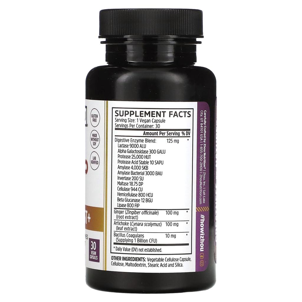 Bloat Blast+, 30 Veggie Capsules