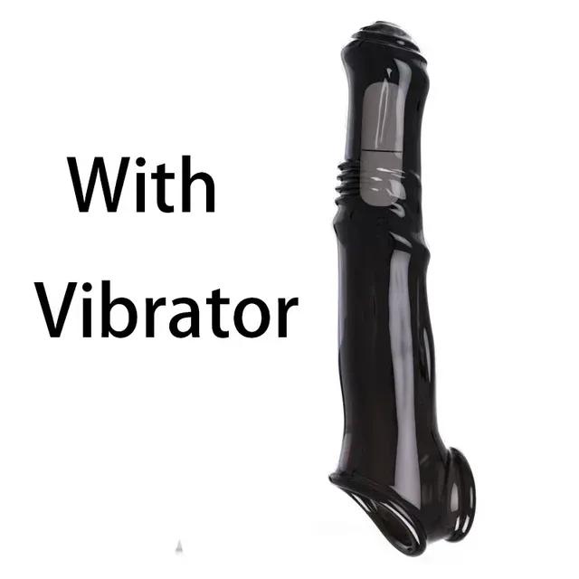 Pferdedildo, verlängerte Hülse für Penisverzögerungsschleife, Penis-Sexspielzeug für Männer, verzögerte Penisringe, erotische Produkte mit Ejakulation