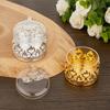 12 Pièces Boîte à Bonbons en Plastique Couronne Cygne Or Argent Emballage Transparent Boîte à Bonbons Anniversaire Mariage Fourniture de Fête