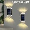 Smart Solar LED Outdoor Light Waterproof Garden Decor Lamps For Garden Outdoor Solar Lamp Balcony Courtyard Street Wall Light
