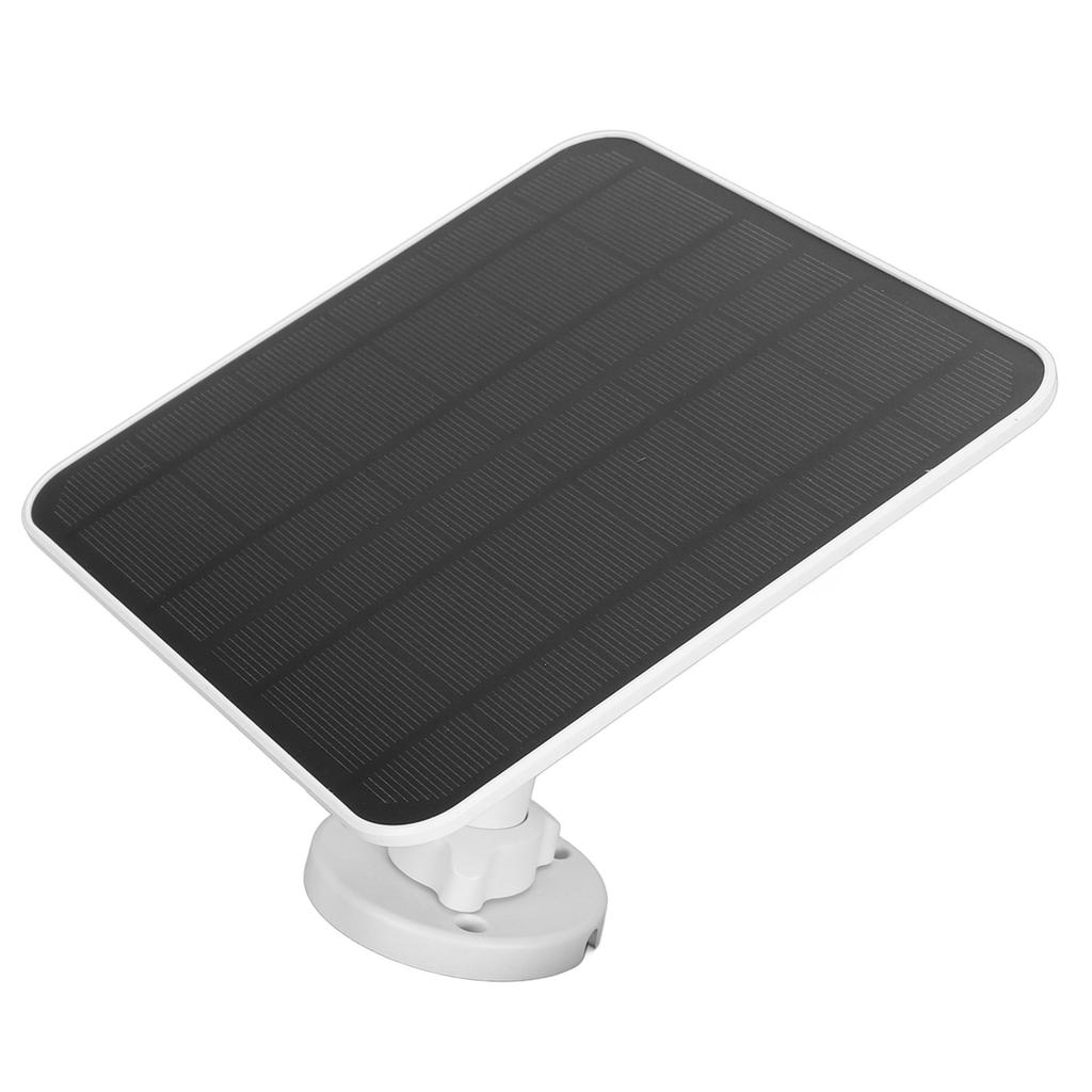 12W Solar Panel for Doorbell IP66 Waterproof 360 Degree Adjustable Bracket Camera Solar Panel Charger for Video