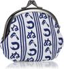 Maruzen Japanese Pattern Bleached Clasp Kamawanu 0 Wallet/Coin Case, 3.3-inch Purse,
