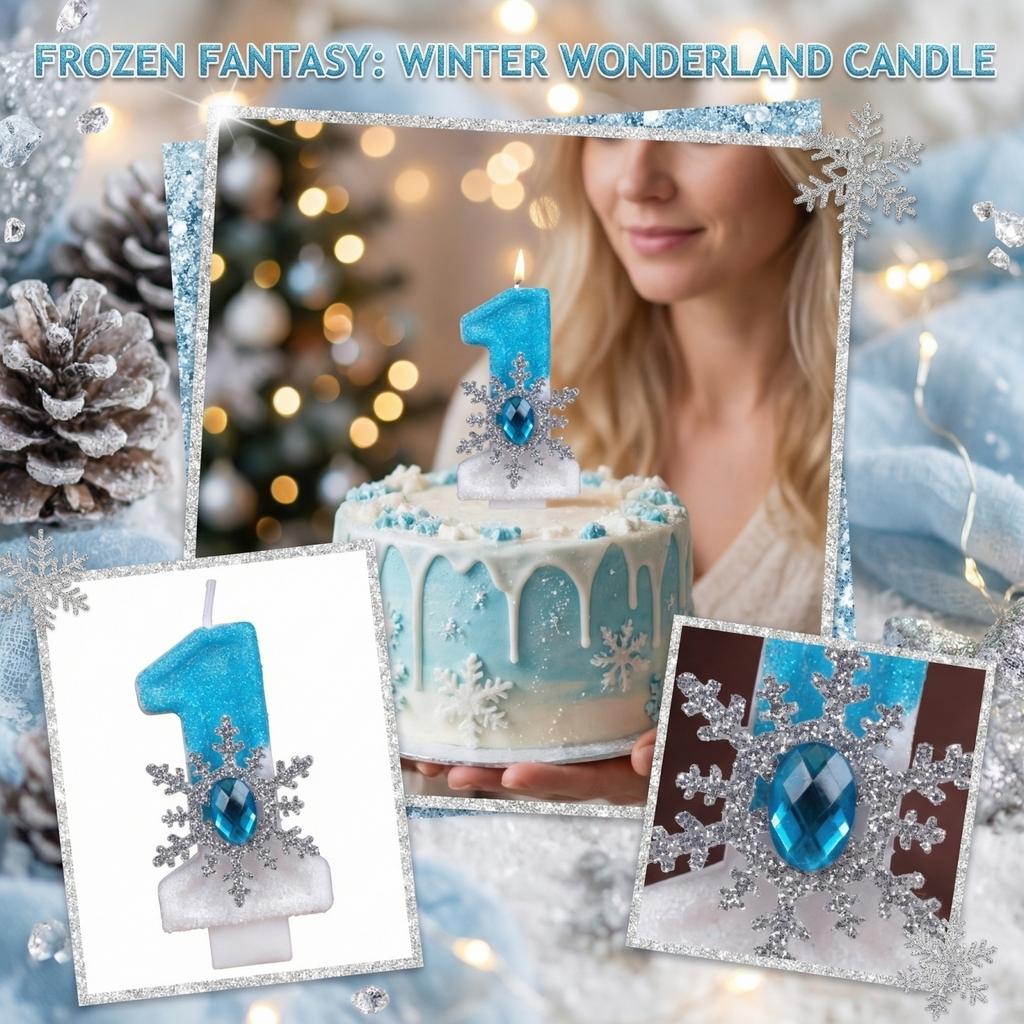 Fashion Cartoon Creative Birthday Candles Party Digital Candles