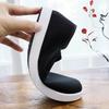 Men's Old Beijing Slip-On Shoes - Breathable, Wormwood Fabric, Non-Slip, Wear-Resistant, Thick-Soled, Black Work Shoes, Large Sizes Available