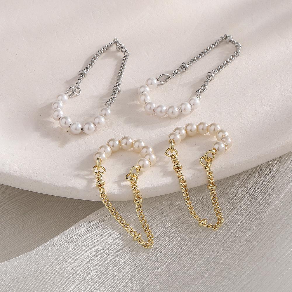 Pearl Tassel Ear Clips for Women - Sweet Fairy Style, No-Pierce Design