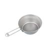 Titanium Camping Bowl 300ml 450ml Foldable Lightweight Outdoor Travel Set 1-2 Persons