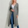 Cardigan Moda Autunno ed Estate Donna Colore Unico Abbigliamento Protezione Solare Camicia Casual Manica Lunga Cappotto Sottile