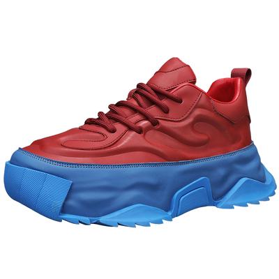 New 39-46 Large Size Men's Casual Sports Shoes Thick Sole Increase Non-slip Comfortable Fashion Breathable Vulcanized Men