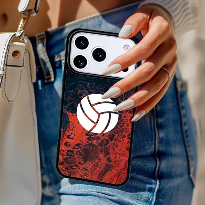 Volleyball Volleyball Sport Phone Case For iPhone 17 Air 14 15 13 12 Max Cover For Apple 16e 11 Pro Max Plus Coque