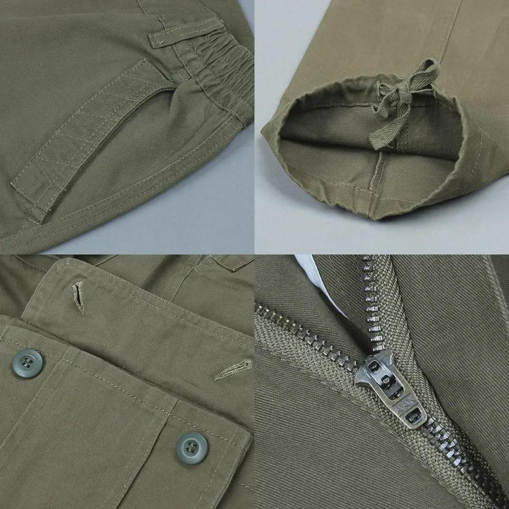 Men's Three-Dimensional Tactical Cargo Pants - Loose Fit, Straight, Multi-Pocket Trend