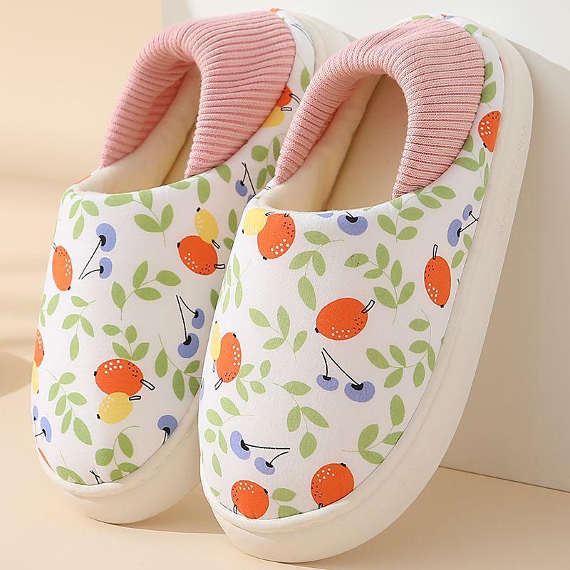 

Тапочки, женские сумки и зимняя верхняя одежда с плюшевым утеплителем, хлопковая обувь на плоской толстой подошве 40-41 оранжевый