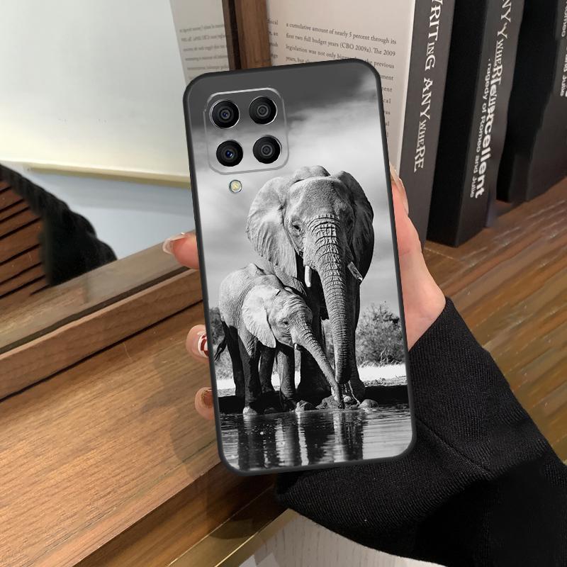 Elephant Baby Nature Case For Samsung Galaxy M35 M15 M55 M56 M36 M16 M06 M31 M13 M33 M53 M12 M32 M52 M14 M34 M54