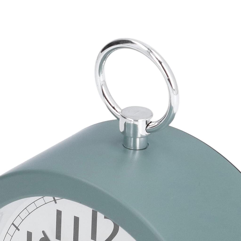 DOACT Desk Clock, Mediterranean Style Table Clock, Silent Alarm Clock with Loud Alarm, Easy To Read Time, for BedroomLiving RoomInterior Decoration