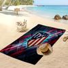 Toalla de Playa Estampada del Atlético de Madrid Secado Rápido Suave Portátil Grande Rectangular Manta de Playa para Viajes Piscina