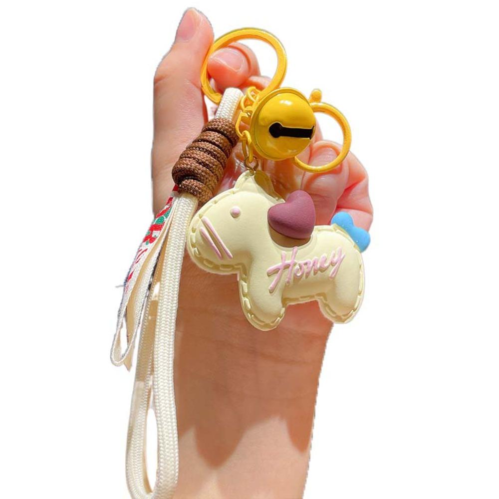 

Карамельный цвет Пони Эпоксидный брелок Реалистичный Талисман Лошади на Новый год Подарок-благословение для друзей жёлтый