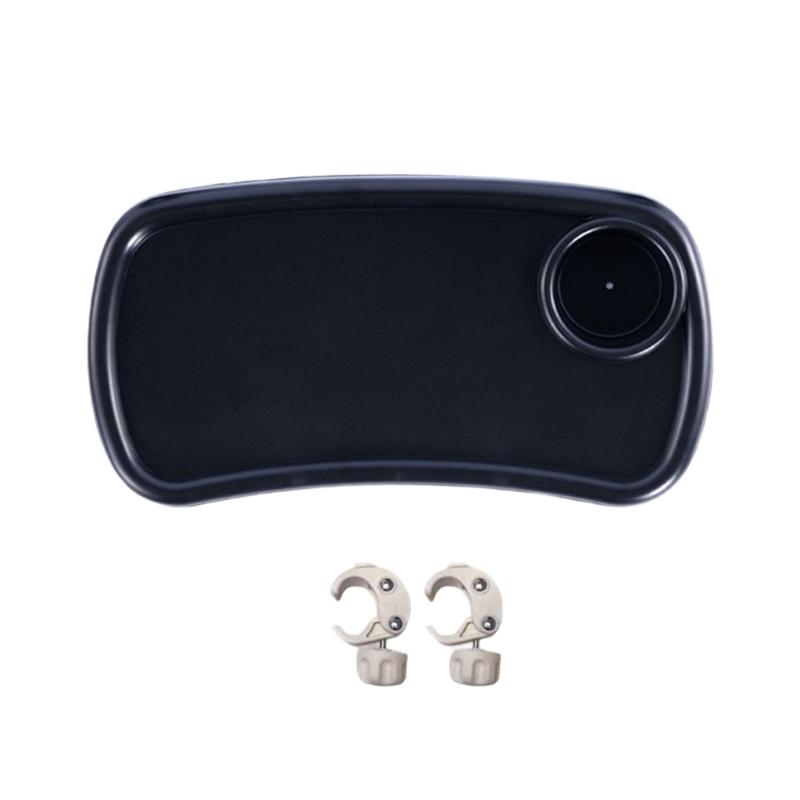 Universal Strollers Feeding Tray ABS Plastic Strollers Cup Holder Food Tray Design Easy To Clean For Active Parents