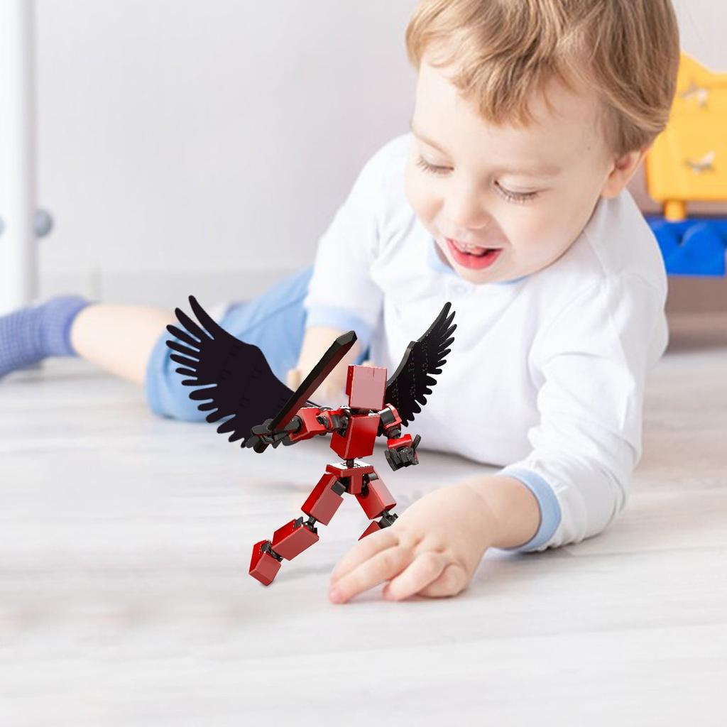 3D Printed Multi-Jointed Movable Lucky 13 Action Figure Toy Dummy Gifts