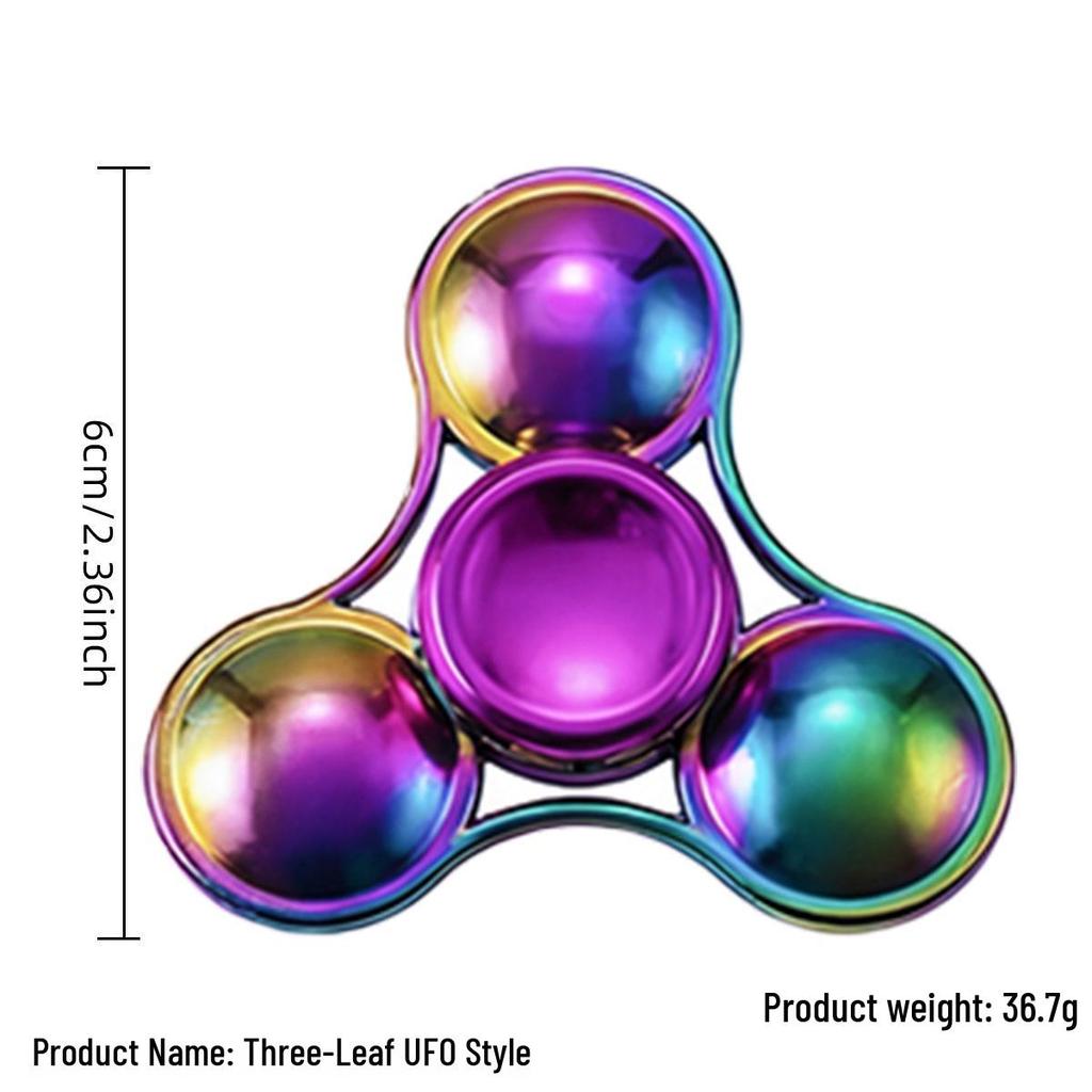 Alloy Fidget Spinner Stress Relief Toy - Handheld Finger Gyroscope Spinner