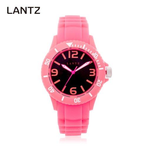[LANZZ] LANZZ Rubber Band Watch Blue LA-1175BU NONE