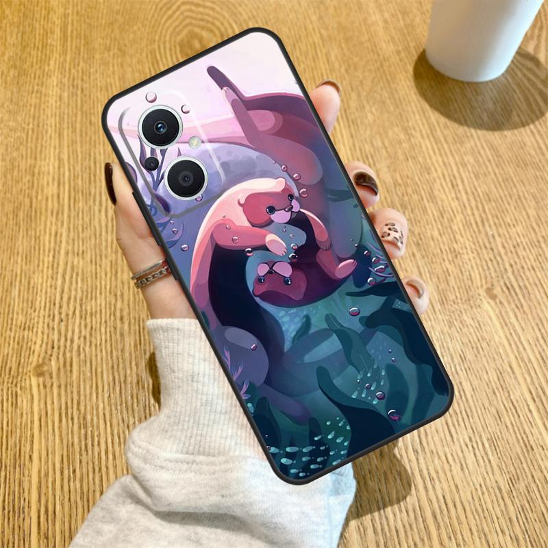 

Animal Otter Funda For OPPO Reno 10 11 12 13 14 Pro 14F 13F 12F 11F 7 8 Lite OPPO Find X5 X8 X9 Pro Case OPPO Reno7 4G