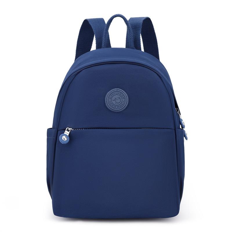 New Trendy Art Outdoor Travel Backpack Solid Color Simple Fashion Medium Mom Backpack Casual Women's Backpack