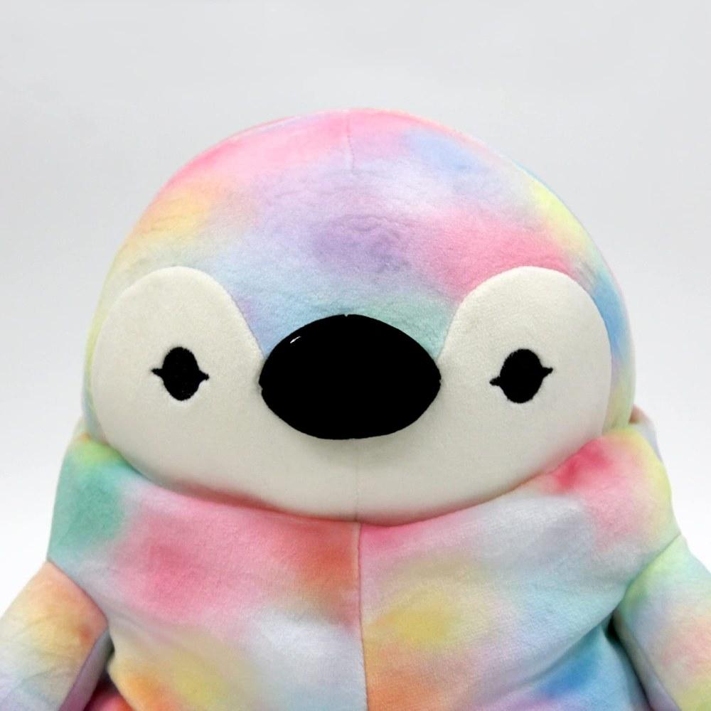 Shinada Global Mochi Series Mochi Pen Rainbow Plush Penguin Animal MOPE-0350R 22×22×30cm