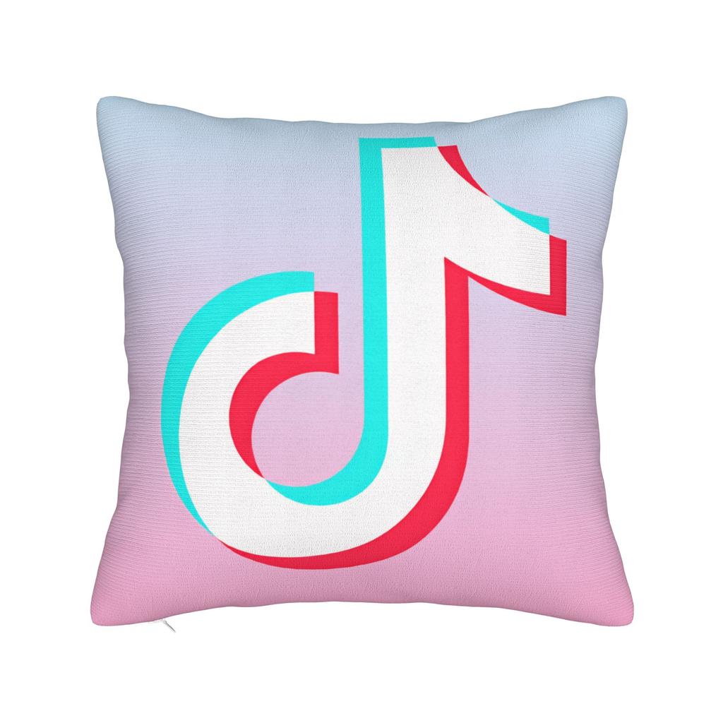 Pillow Cover T-Tik-T-Tok PLAY GAME Cute Funny Pillow Case For Chair Sofa Home Decor Pillowcases