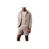 Calvin Klein Minimalist Comfortable Versatile Casual Hooded Zip Jacket Men jackets White 403F525-020