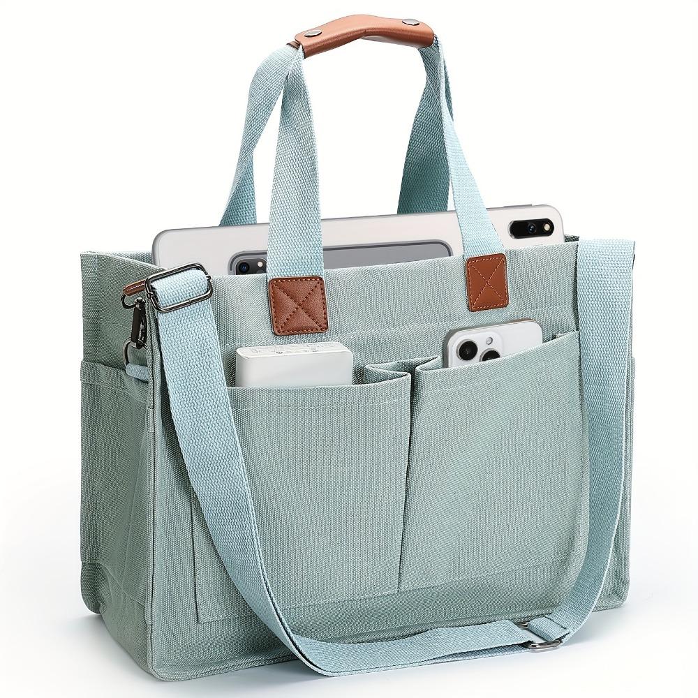 Borsa Tote in Tela da Donna di Grande Capacità per Uso Quotidiano