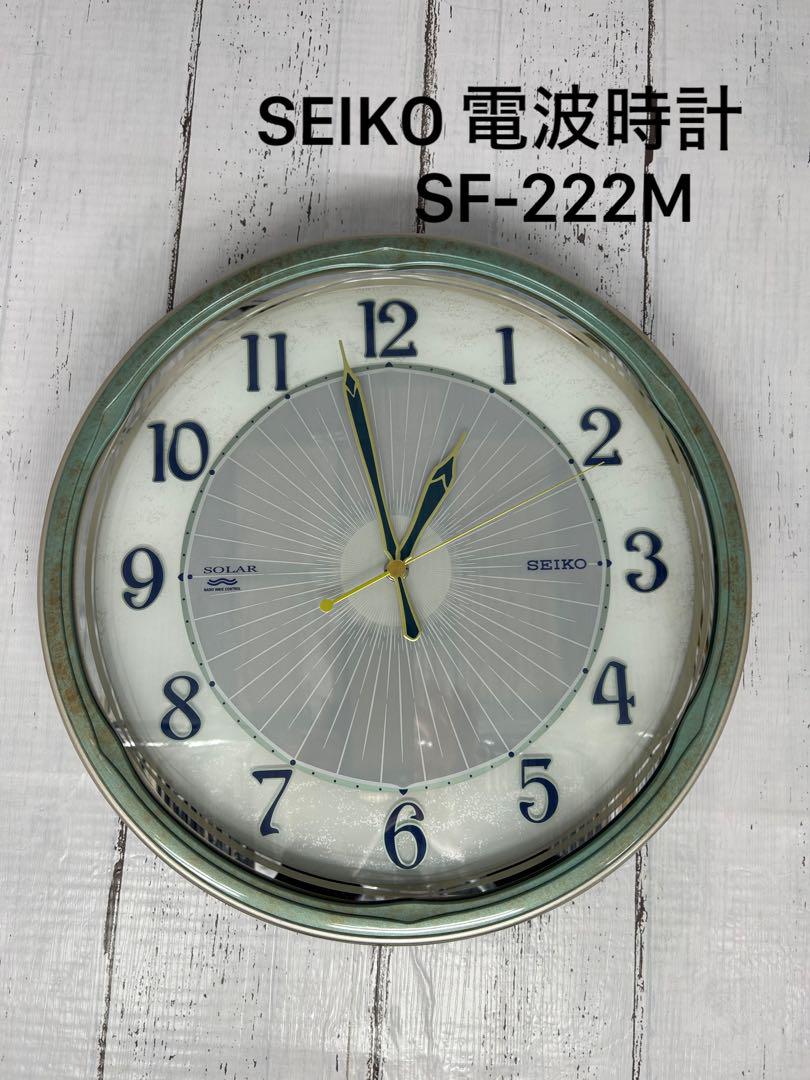 

[Б/У] Радиоуправляемые часы SEIKO SF-222M, диаметр прибл.. 33см, доставка включена