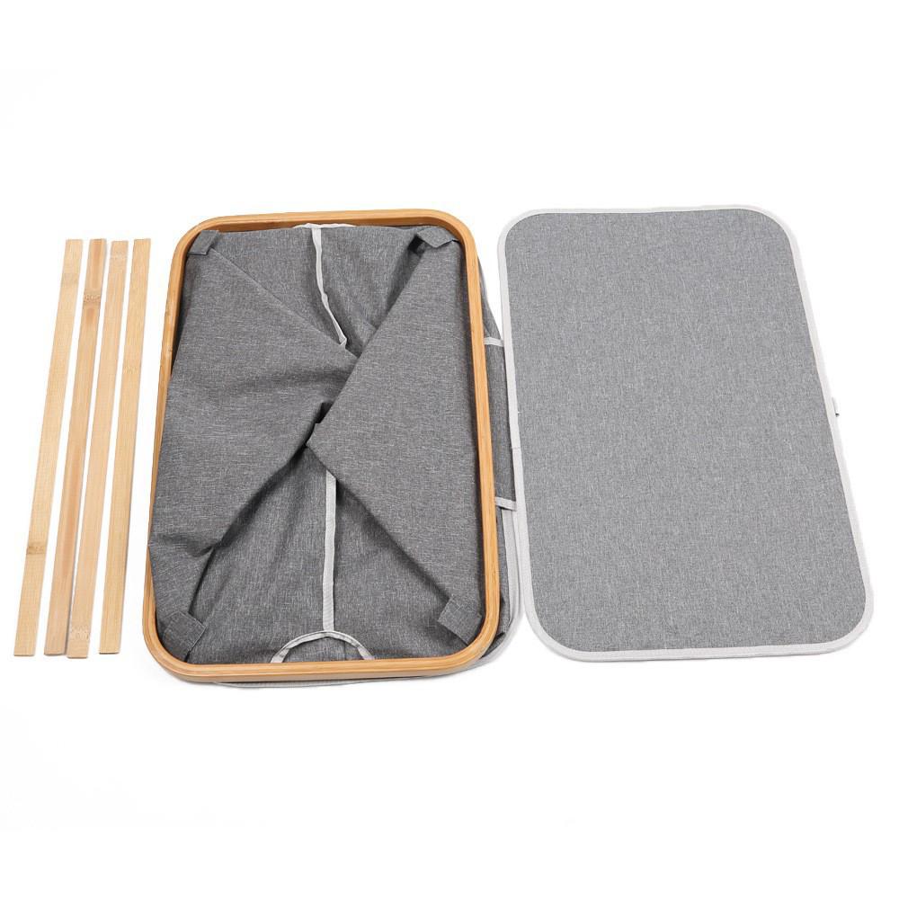 Japanese-Style Laundry Basket: Simple Storage Bin for Toys & Clothes, Imitation Hemp Design